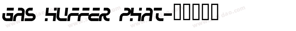 GAS Huffer Phat字体转换